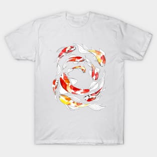 Watercolor Koi Fish T-Shirt